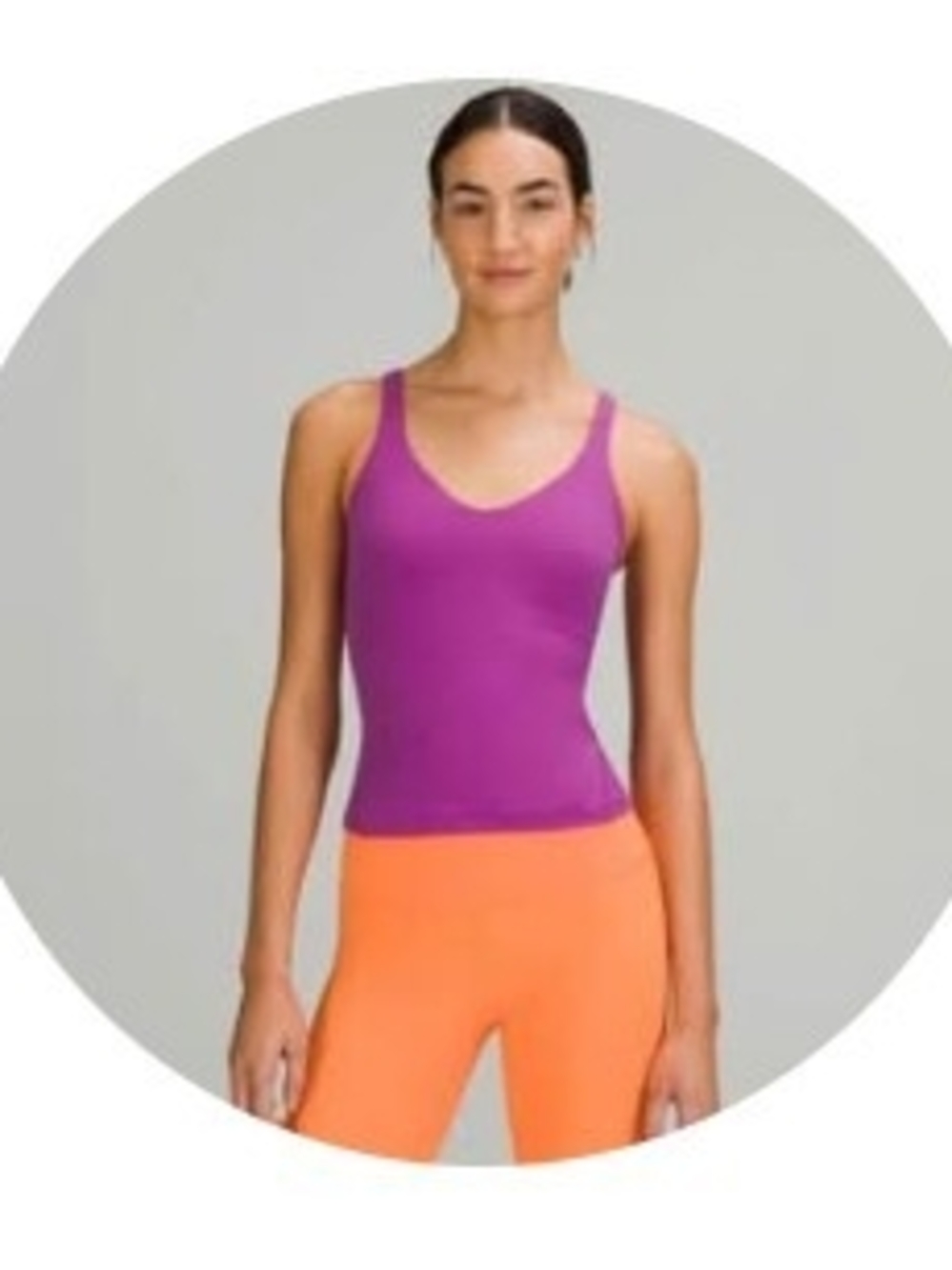 lululemon athletica Waist-length Align Tank Top in Magenta/Purple Sz 4